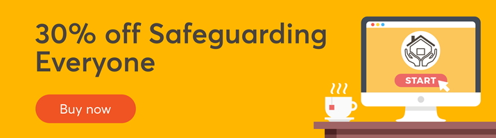 Safeguarding everyone discount banner