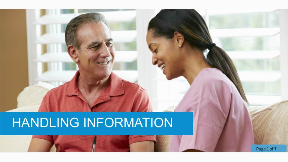 Handling Information in Healthcare | Online Training Course