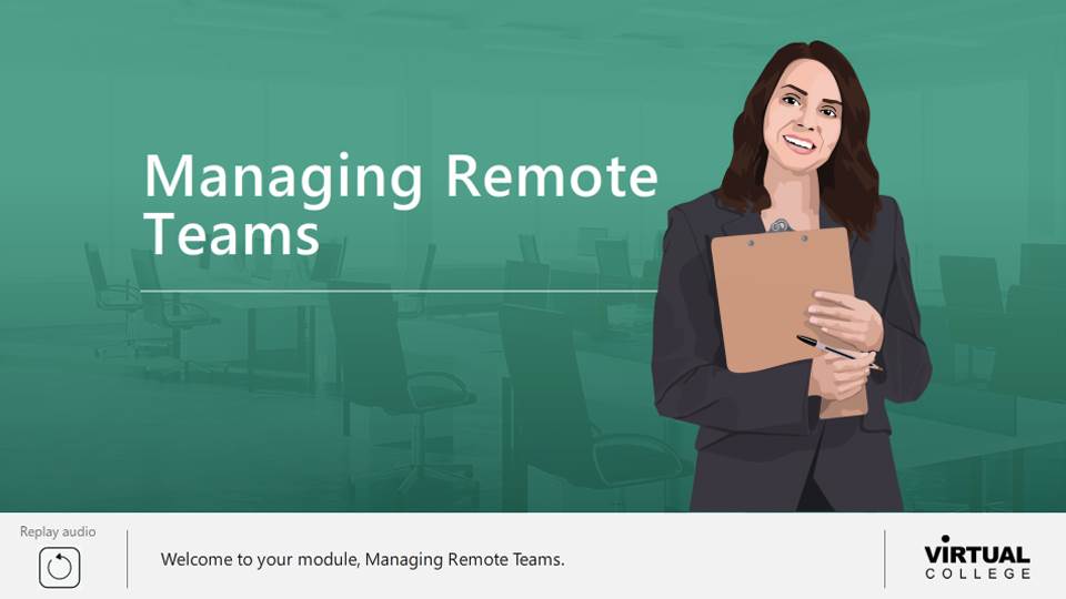 Management E Learning Managing Remote Teams Virtual College