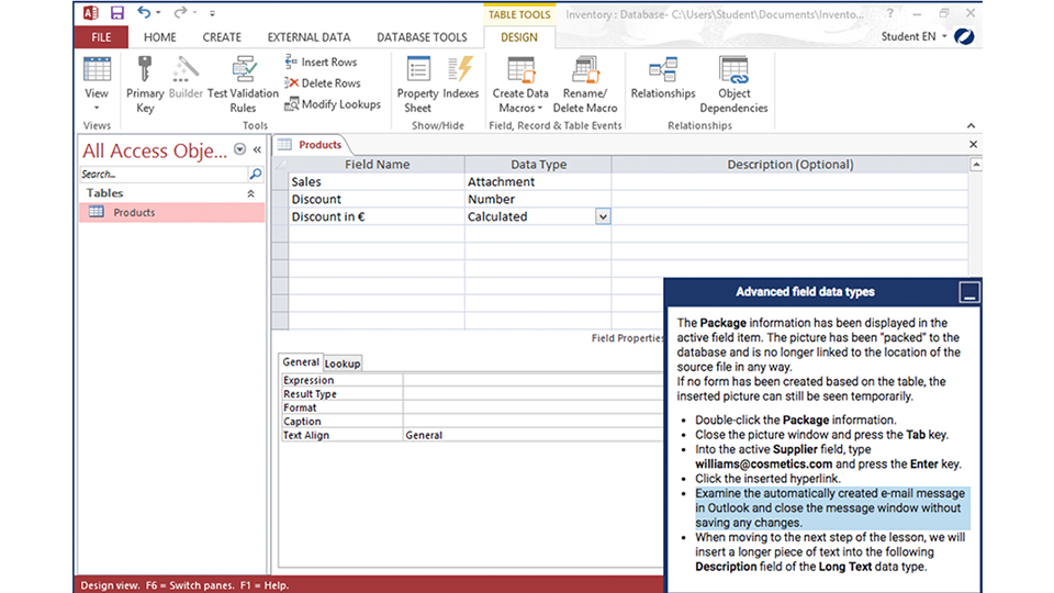 Ms access картинки